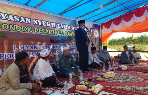 Bupati Gusmal Resmikan Yayasan Syekh Zaldi At Thahiry dan Polpes Raudhatul Ulun Sirukam