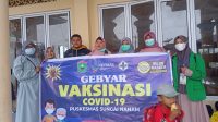 Mahasiswa KKN MK Unimal Aceh Ikut Sukseskan Gebyar Vaksinasi Puskesmas Sungai Nanam