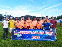Leon Riski Ilahi  Menjadi Top Scorer Sementara Bupati Solok Cup 2022